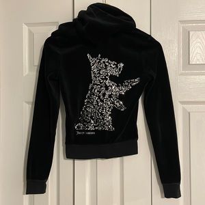 *RARE* Vintage Black Juicy Jacket with Sequined Scottish Terrier